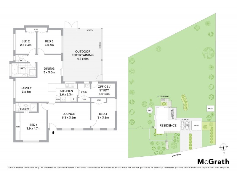 3 Lake Drive, Meringandan QLD 4352 Floorplan