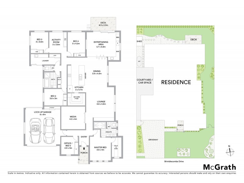 15 Brimblecombe Drive, Middle Ridge QLD 4350 Floorplan
