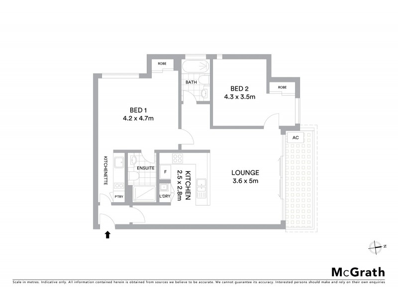 501/532 Ruthven Street, Toowoomba City QLD 4350 Floorplan