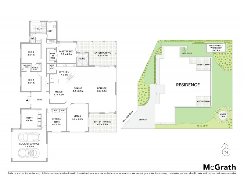 1 Montclair Close, Middle Ridge QLD 4350 Floorplan