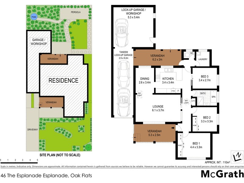 46 The Esplanade, Oak Flats NSW 2529 Floorplan