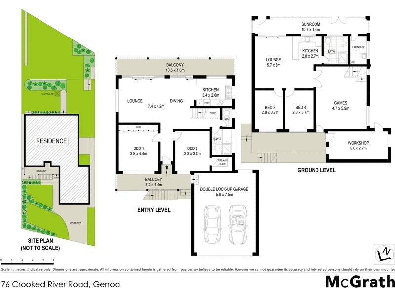 76 Crooked River Road, Gerroa NSW 2534 Floorplan