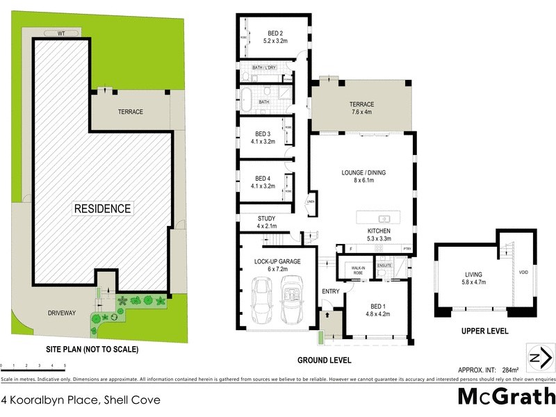 4 Kooralbyn Place, Shell Cove NSW 2529 Floorplan