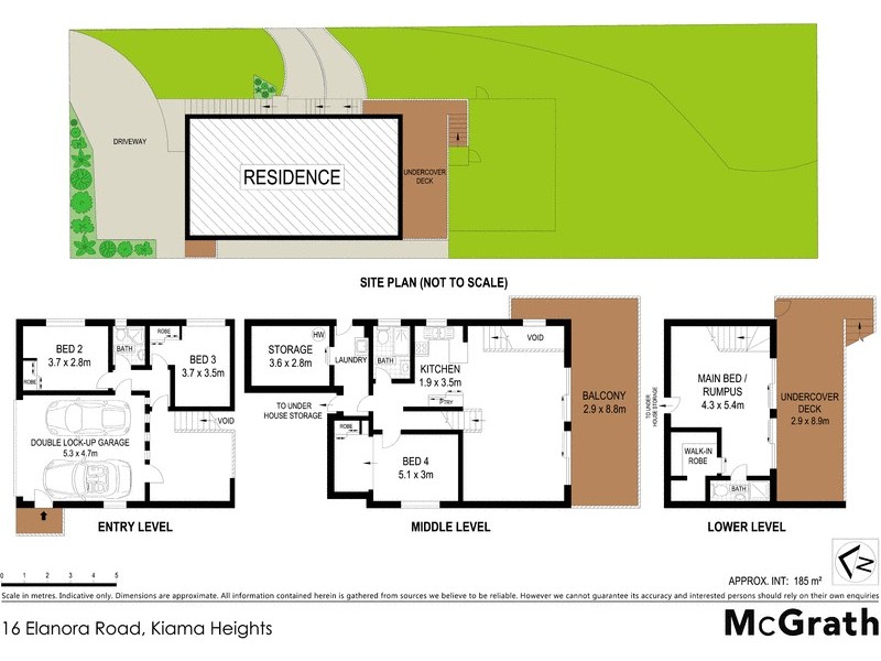 16 Elanora Road, Kiama Heights NSW 2533 Floorplan