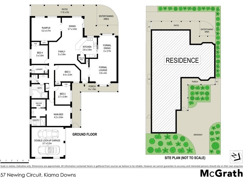 57 Newing Circuit, Kiama Downs NSW 2533 Floorplan