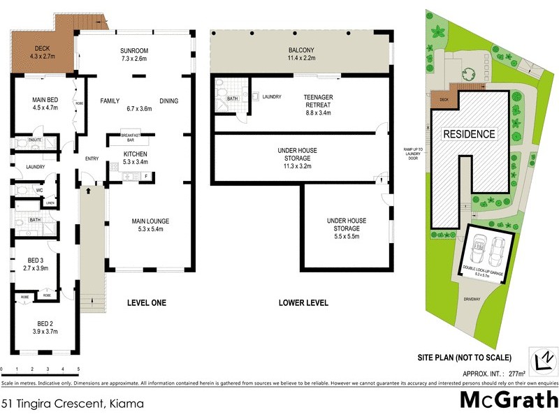 51 Tingira Crescent, Kiama NSW 2533 Floorplan