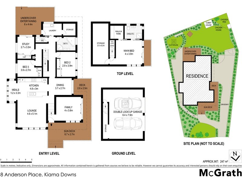 8 Anderson Place, Kiama Downs NSW 2533 Floorplan