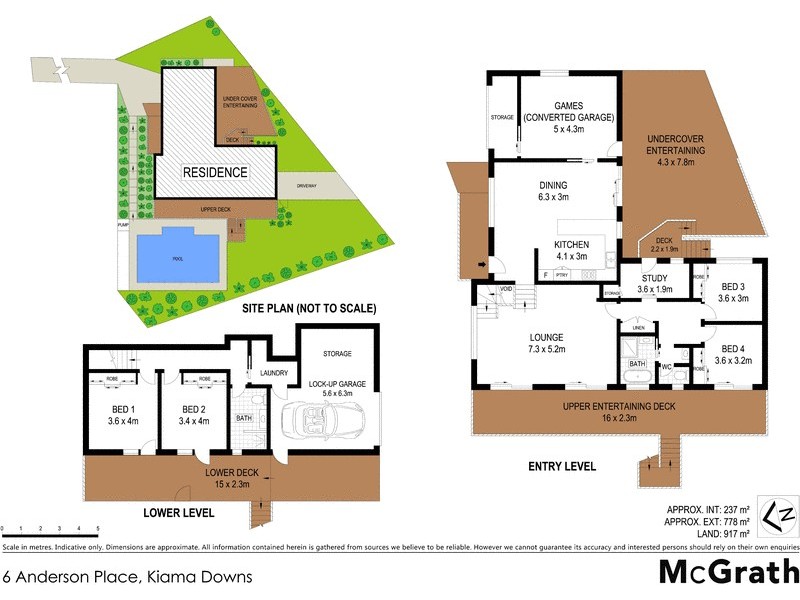 6 Anderson Place, Kiama Downs NSW 2533 Floorplan
