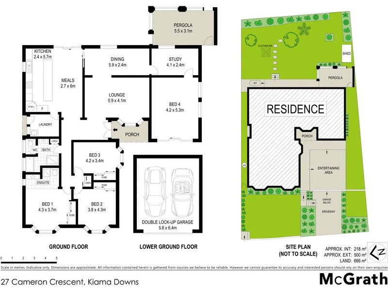 27 Cameron Crescent, Kiama Downs NSW 2533 Floorplan