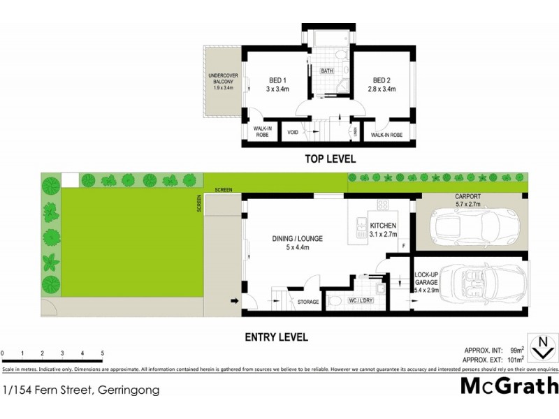 1/154 Fern Street, Gerringong NSW 2534 Floorplan