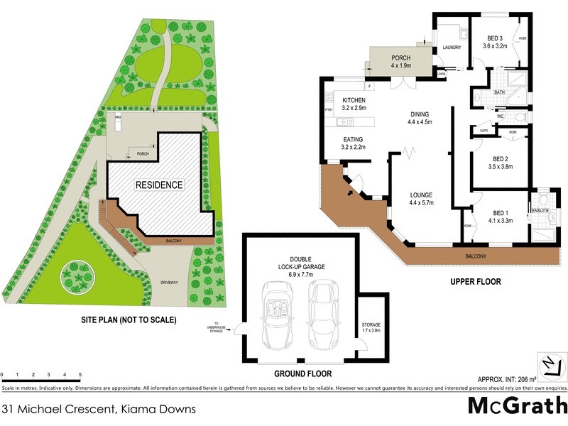 31 Michael Crescent, Kiama Downs NSW 2533 Floorplan
