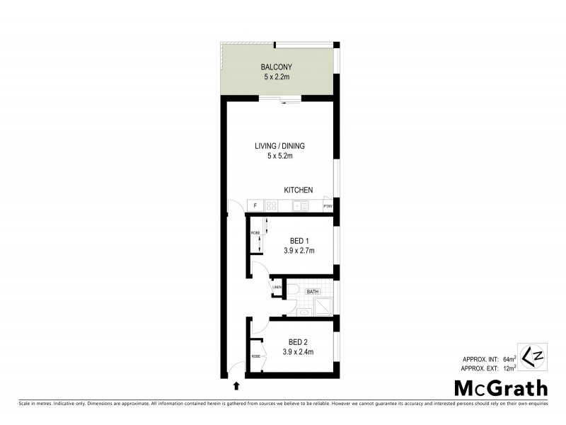 8/86 Oxley Avenue, Kiama Downs NSW 2533 Floorplan