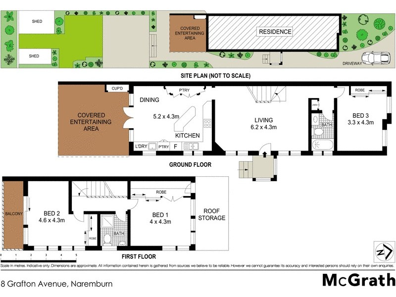 8 Grafton Avenue, Naremburn NSW 2065 Floorplan
