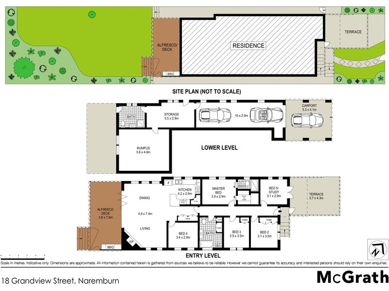 18 Grandview Street, Naremburn NSW 2065 Floorplan
