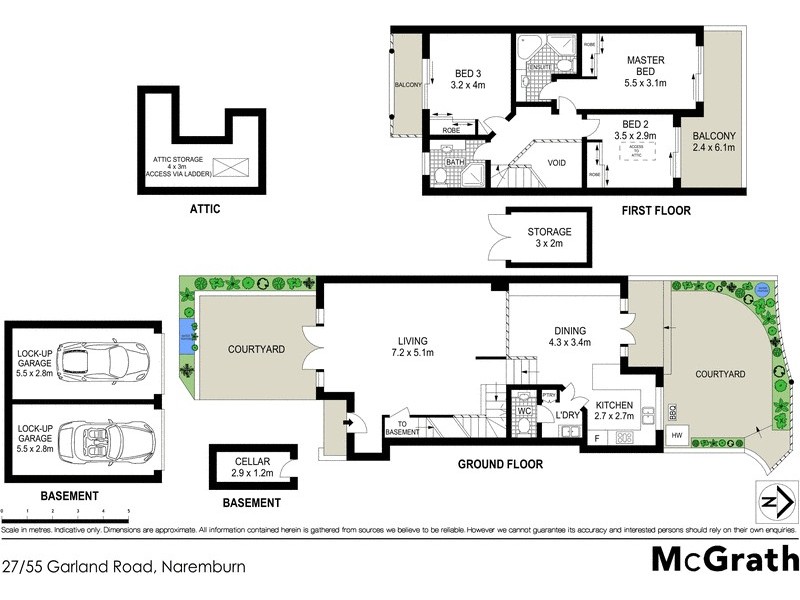 27/55 Garland Road, Naremburn NSW 2065 Floorplan