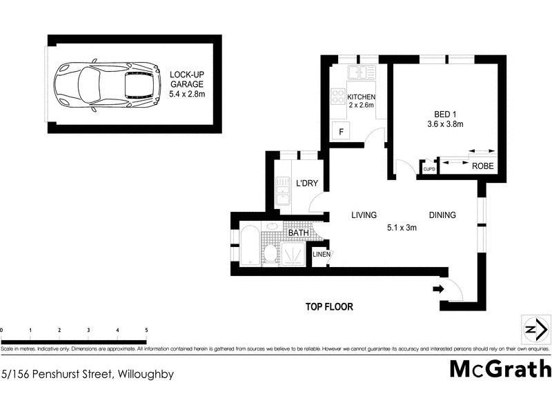 5/156 Penshurst Street, Willoughby NSW 2068 Floorplan