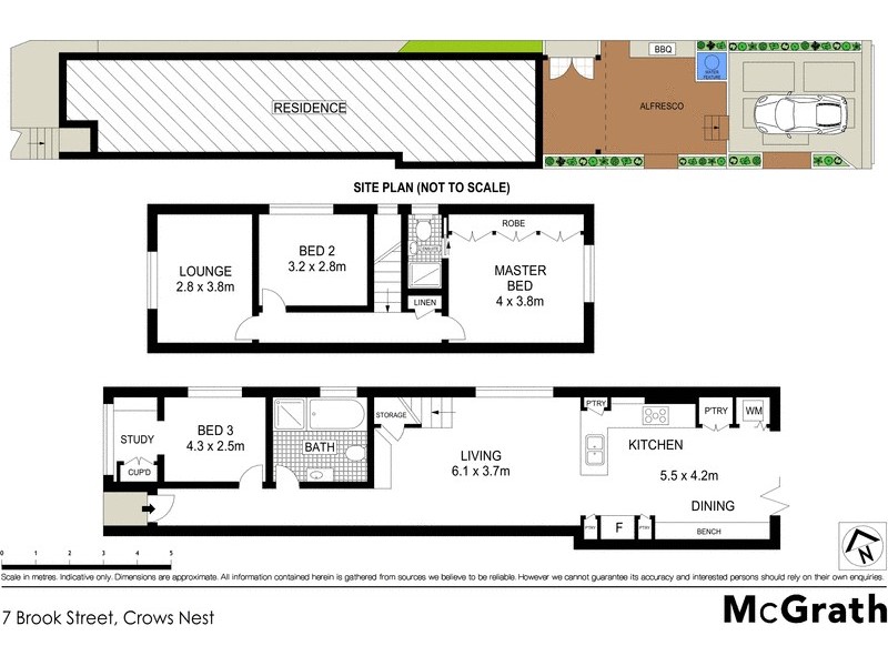7 Brook Street, Crows Nest NSW 2065 Floorplan