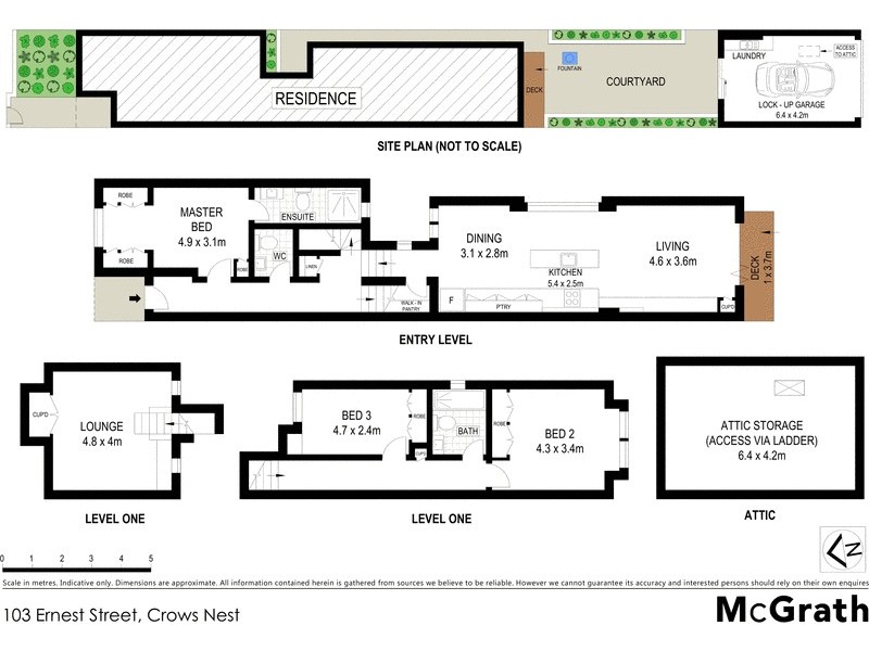 103 Ernest Street, Crows Nest NSW 2065 Floorplan