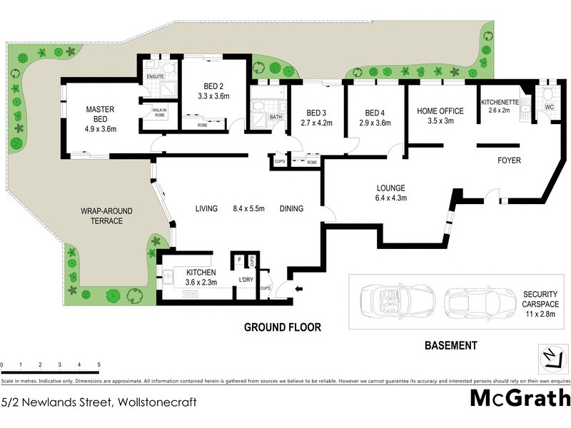 5/2 Newlands Street, Wollstonecraft NSW 2065 Floorplan