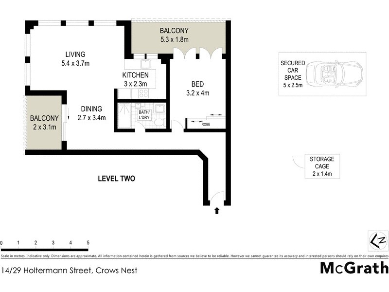 14/29 Holtermann Street, Crows Nest NSW 2065 Floorplan