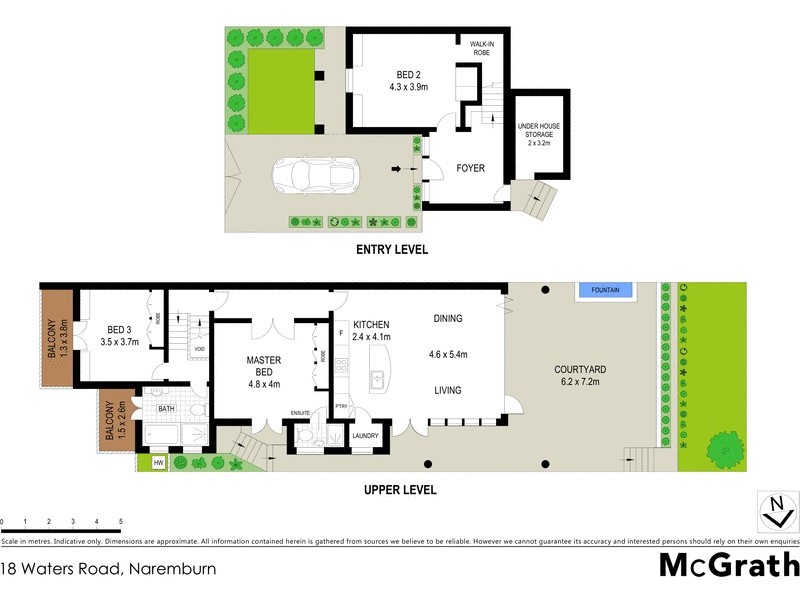 18 Waters Road, Naremburn NSW 2065 Floorplan
