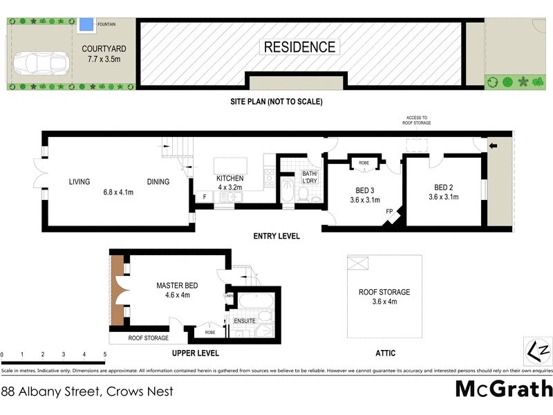 88 Albany Street, Crows Nest NSW 2065 Floorplan