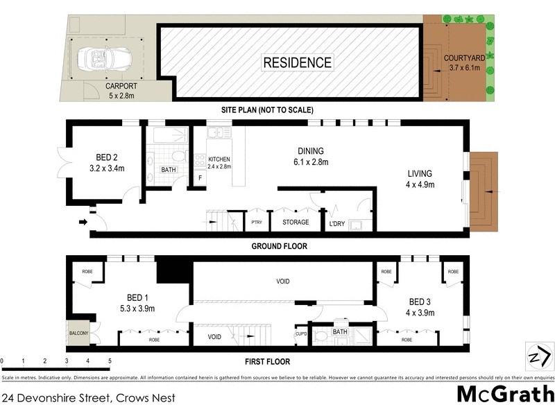 24 Devonshire Street, Crows Nest NSW 2065 Floorplan
