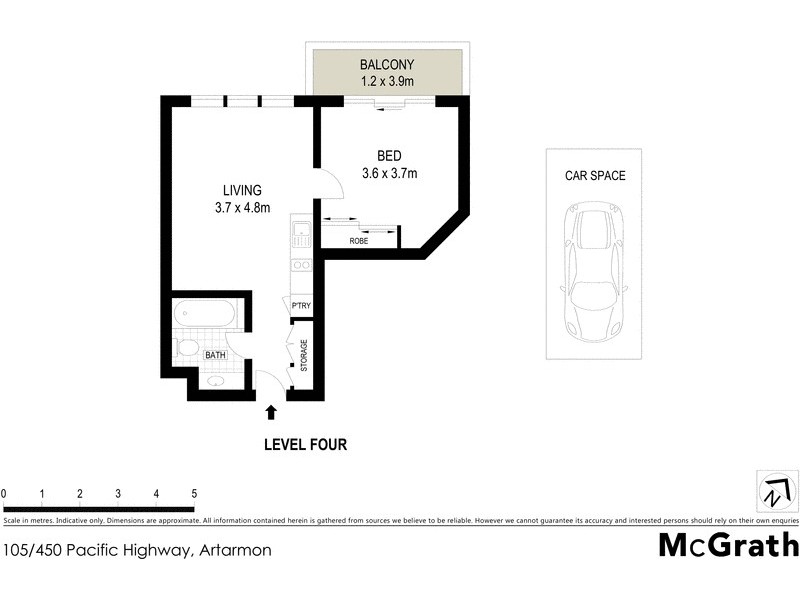 105/450 Pacific Highway, Artarmon NSW 2064 Floorplan