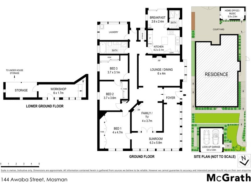 144 Awaba Street, Mosman NSW 2088 Floorplan