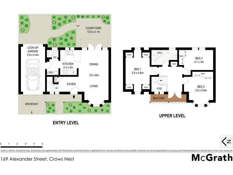 169 Alexander Street, Crows Nest NSW 2065 Floorplan