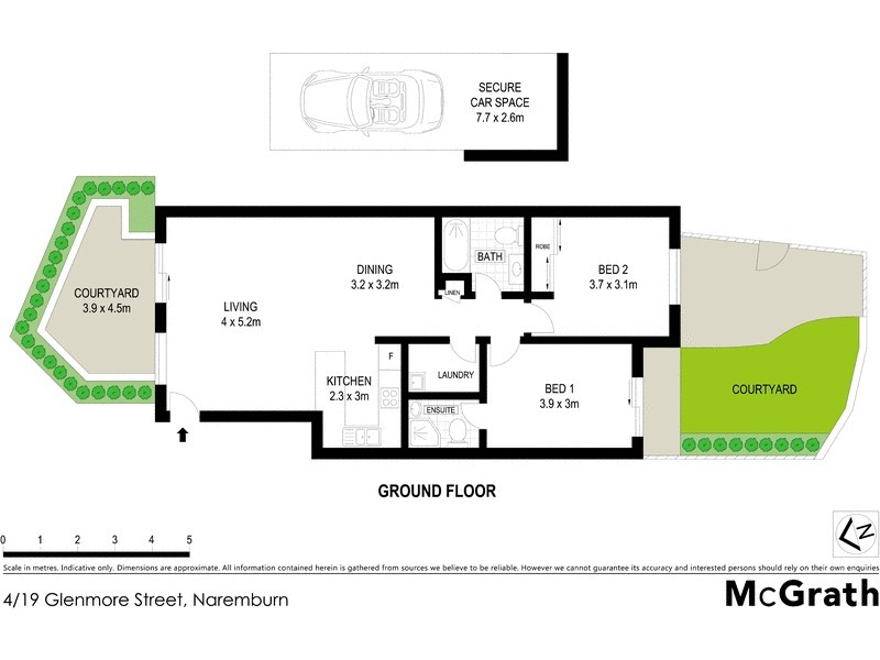 4/19 Glenmore Street, Naremburn NSW 2065 Floorplan