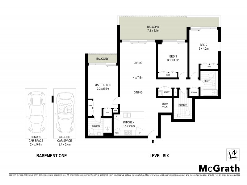 606/25 Marshall Avenue, St Leonards NSW 2065 Floorplan