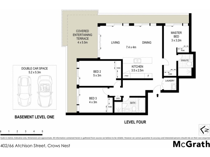 402/66 Atchison Street, Crows Nest NSW 2065 Floorplan
