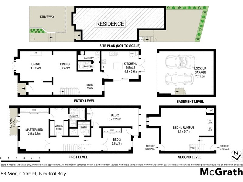 8B Merlin Street, Neutral Bay NSW 2089 Floorplan