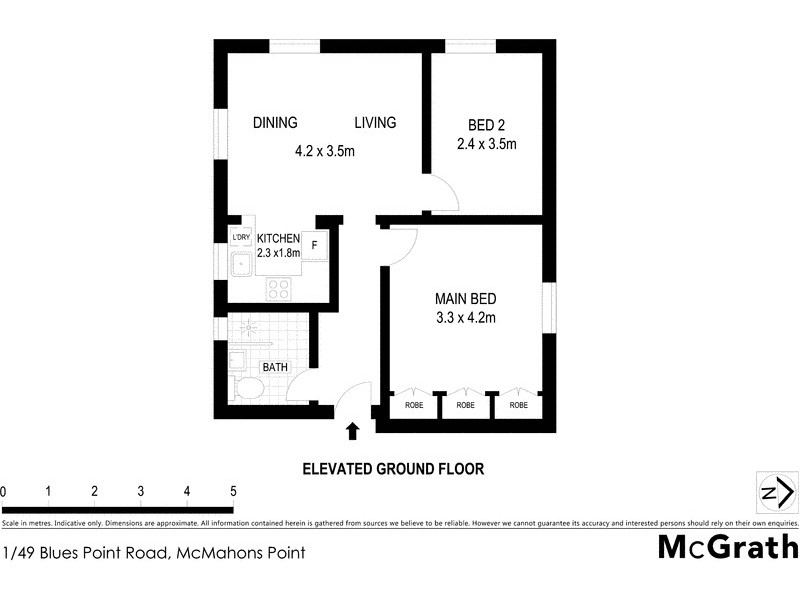 1/49 Blues Point Road, Mcmahons Point NSW 2060 Floorplan