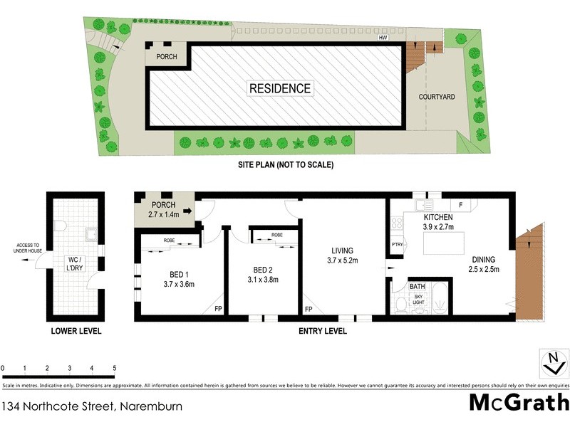 134 Northcote Street, Naremburn NSW 2065 Floorplan