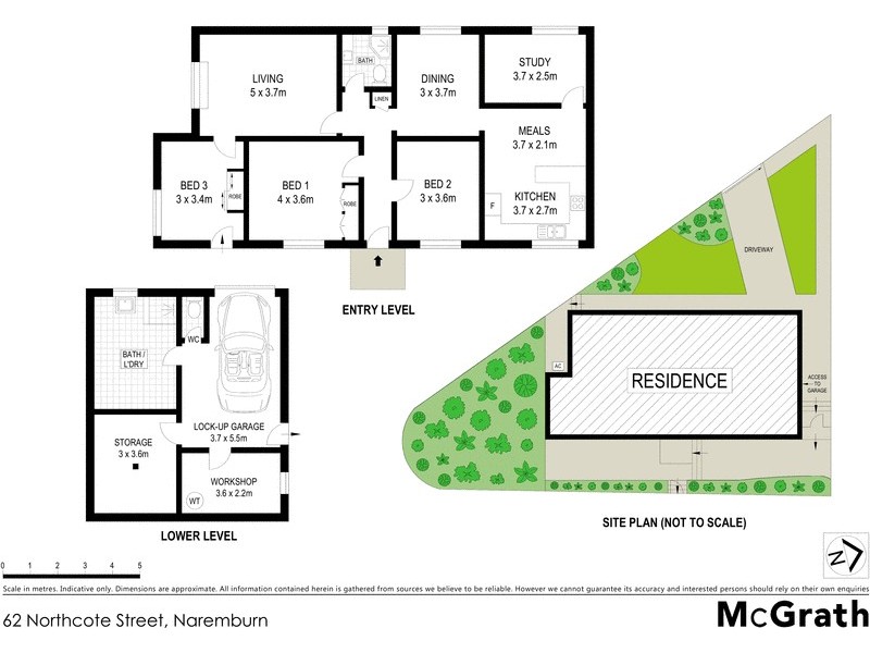 62 Northcote Street, Naremburn NSW 2065 Floorplan