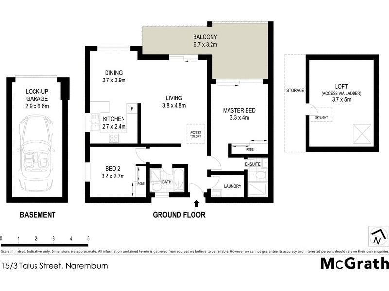 15/3 Talus Street, Naremburn NSW 2065 Floorplan