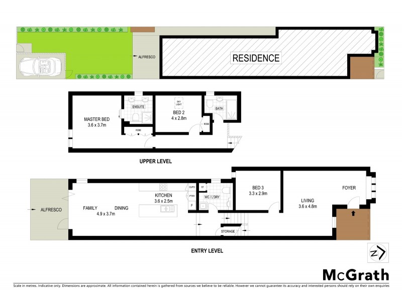107 Burlington Street, Crows Nest NSW 2065 Floorplan