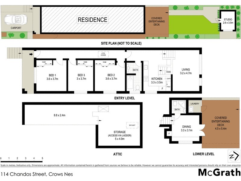 114 Chandos Street, Crows Nest NSW 2065 Floorplan