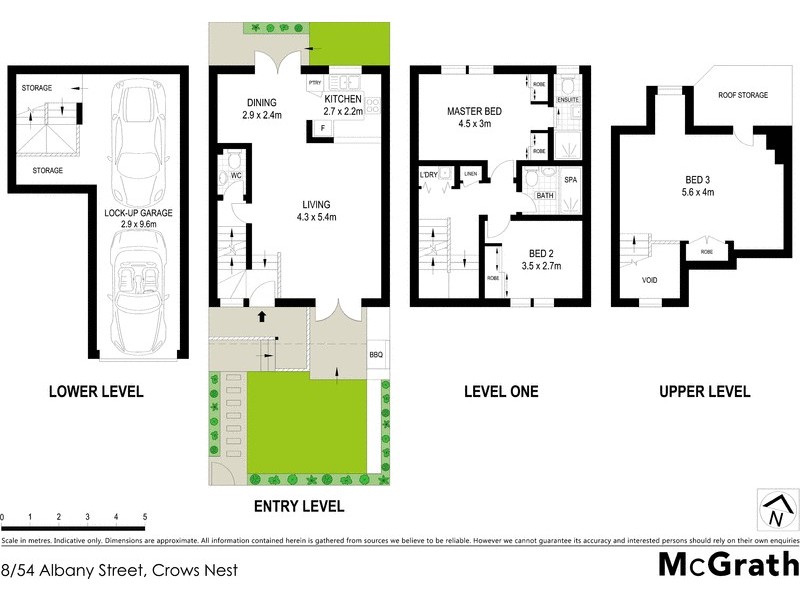 8/54 Albany Street, Crows Nest NSW 2065 Floorplan