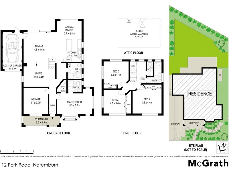 12 Park Road, Naremburn NSW 2065 Floorplan