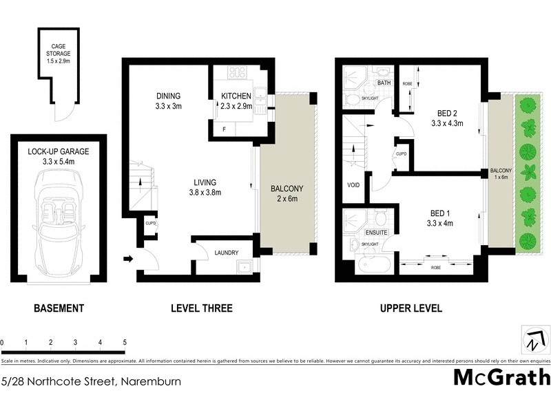 5/28 Northcote Street, Naremburn NSW 2065 Floorplan