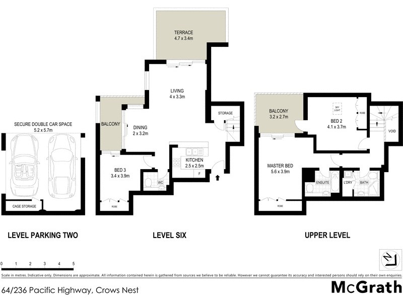 64/236 Pacific Highway, Crows Nest NSW 2065 Floorplan