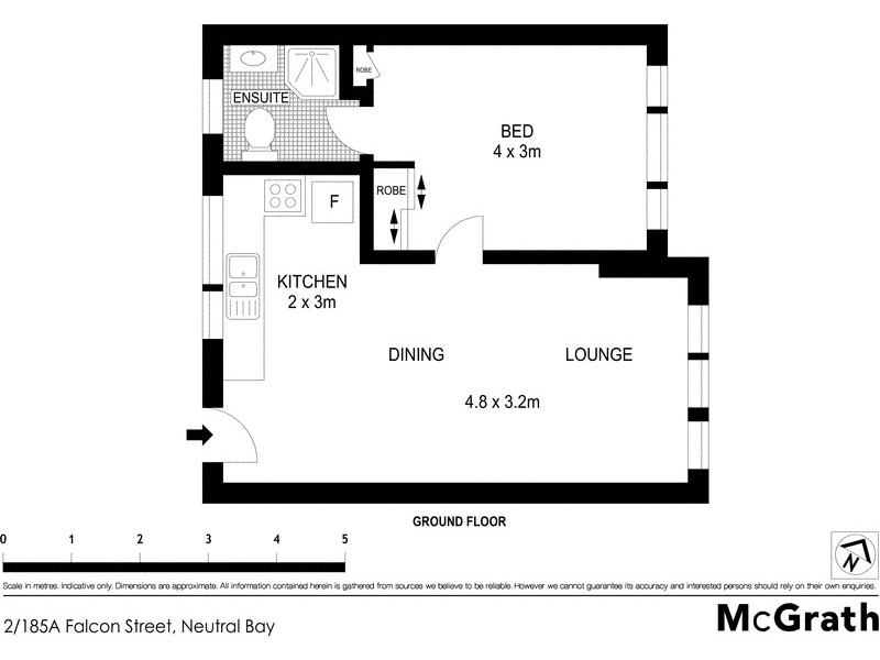 2/185A Falcon Street, Neutral Bay NSW 2089 Floorplan
