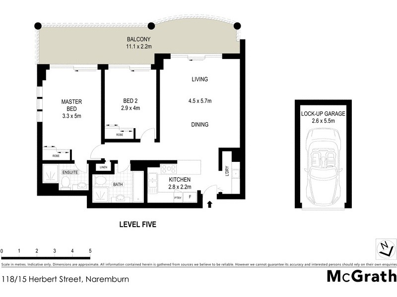 118/15 Herbert Street, Naremburn NSW 2065 Floorplan