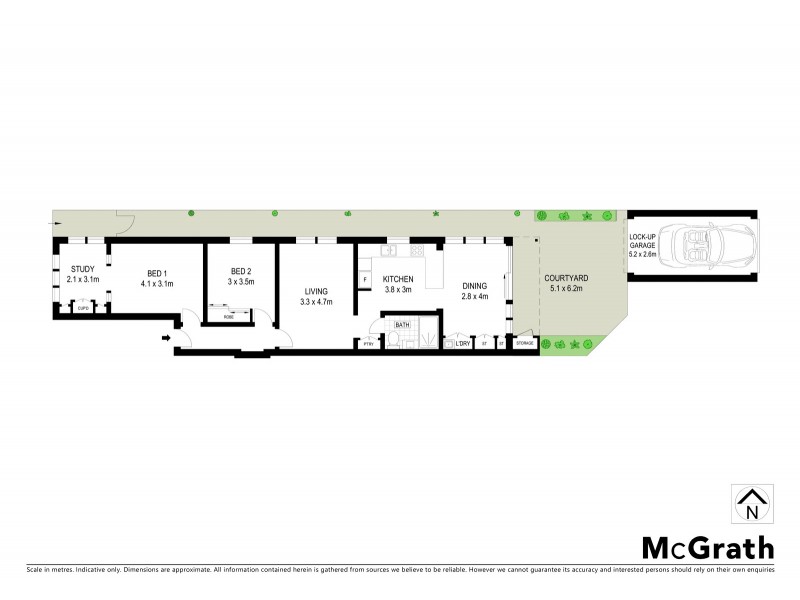 2/165 Willoughby Road, Naremburn NSW 2065 Floorplan
