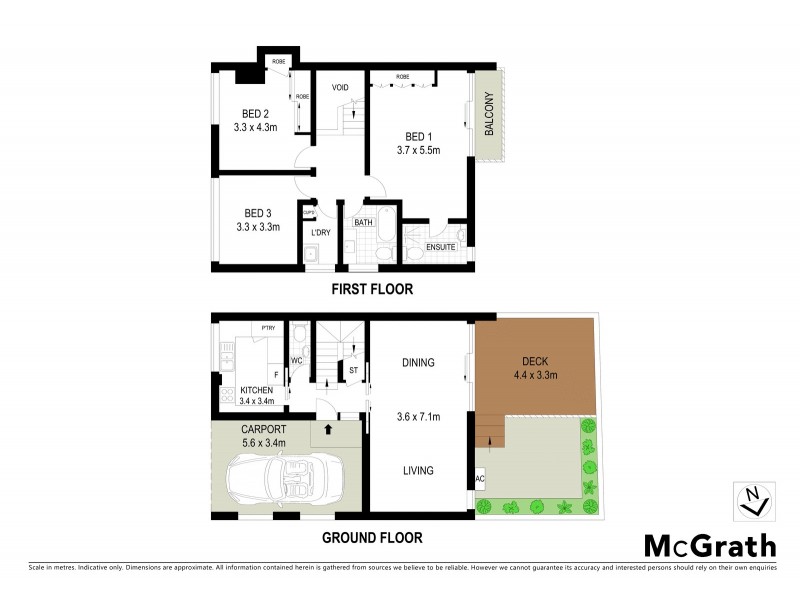 7/6 Boronia Street, Wollstonecraft NSW 2065 Floorplan