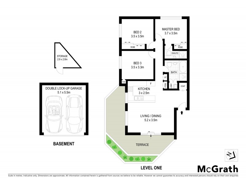 9/34 Station Street, Naremburn NSW 2065 Floorplan