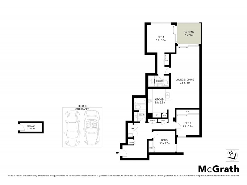 309/48 Atchison Street, St Leonards NSW 2065 Floorplan